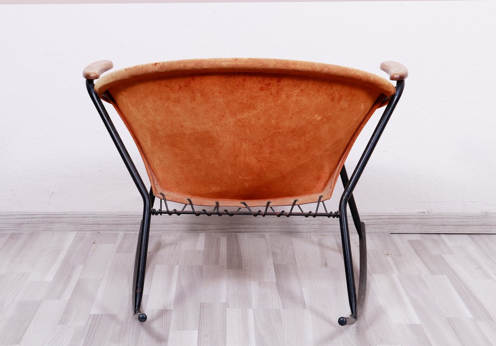 “Balloon Chair” rocking chair, design Hans Olsen for Lea Design, 1960s - Image 4 of 4