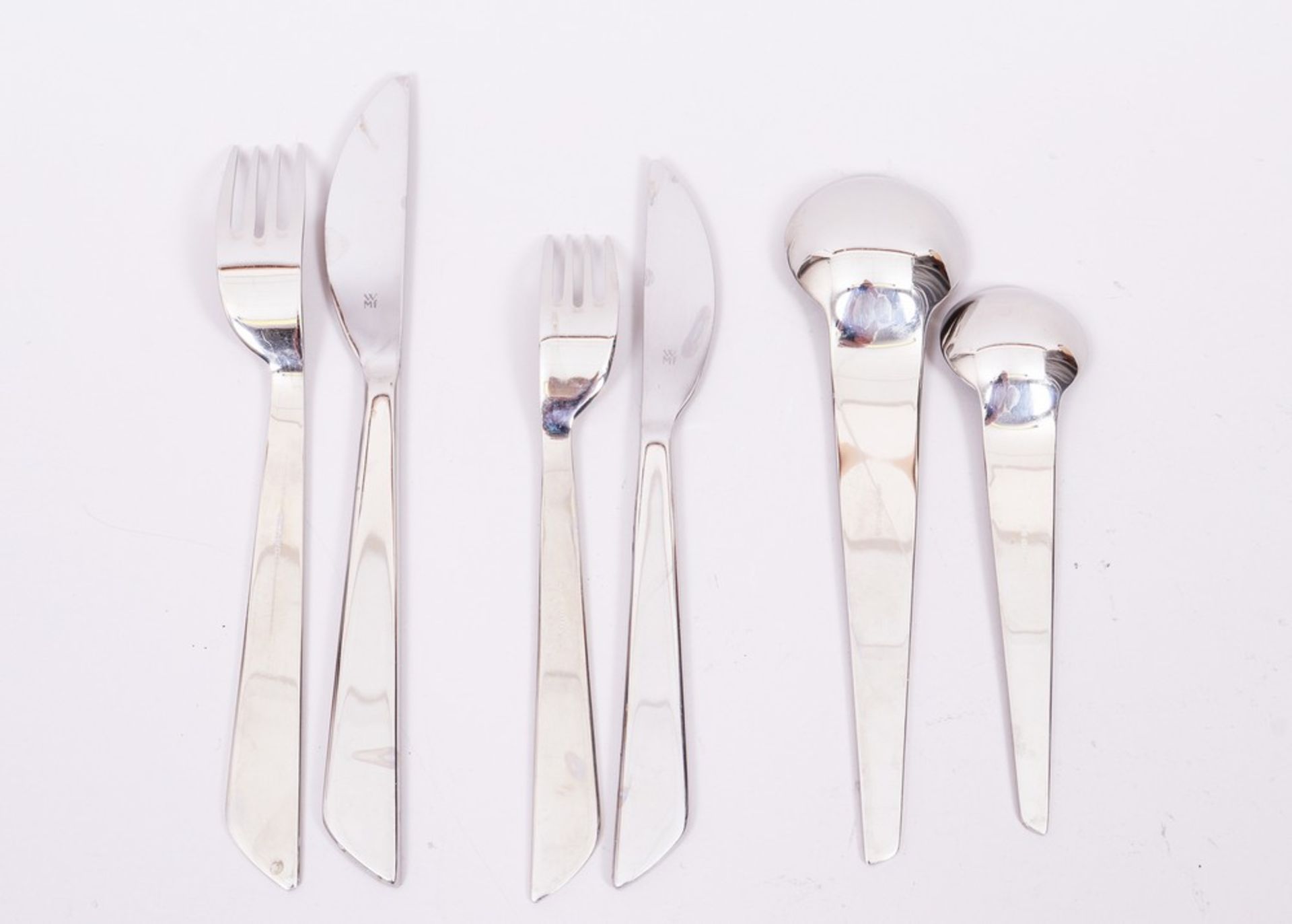 Cutlery for 10 people, design Peter Küster for WMF, Geislingen, 1990s - Image 5 of 6