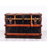 Overseas travel trunk, probably German, c. 1900