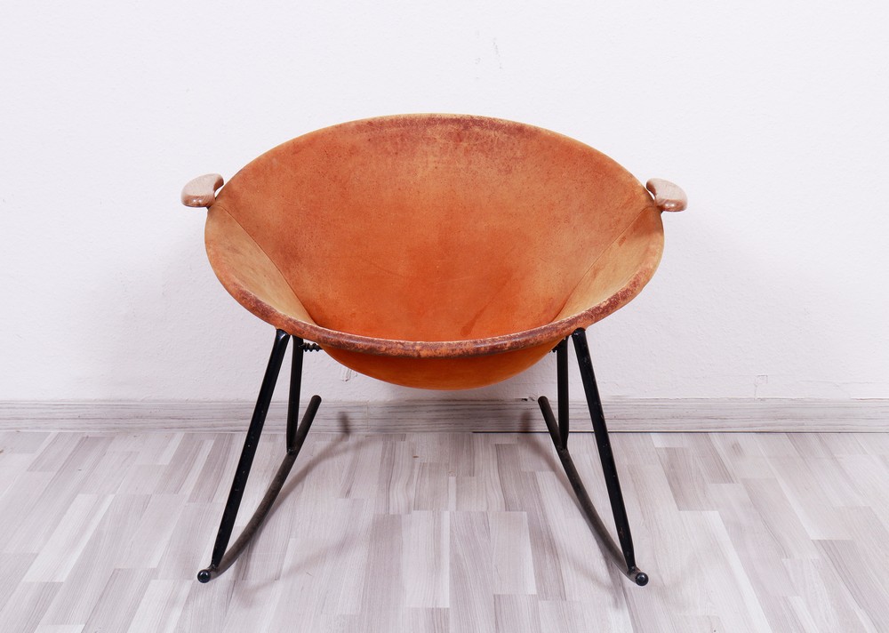 “Balloon Chair” rocking chair, design Hans Olsen for Lea Design, 1960s - Image 2 of 4