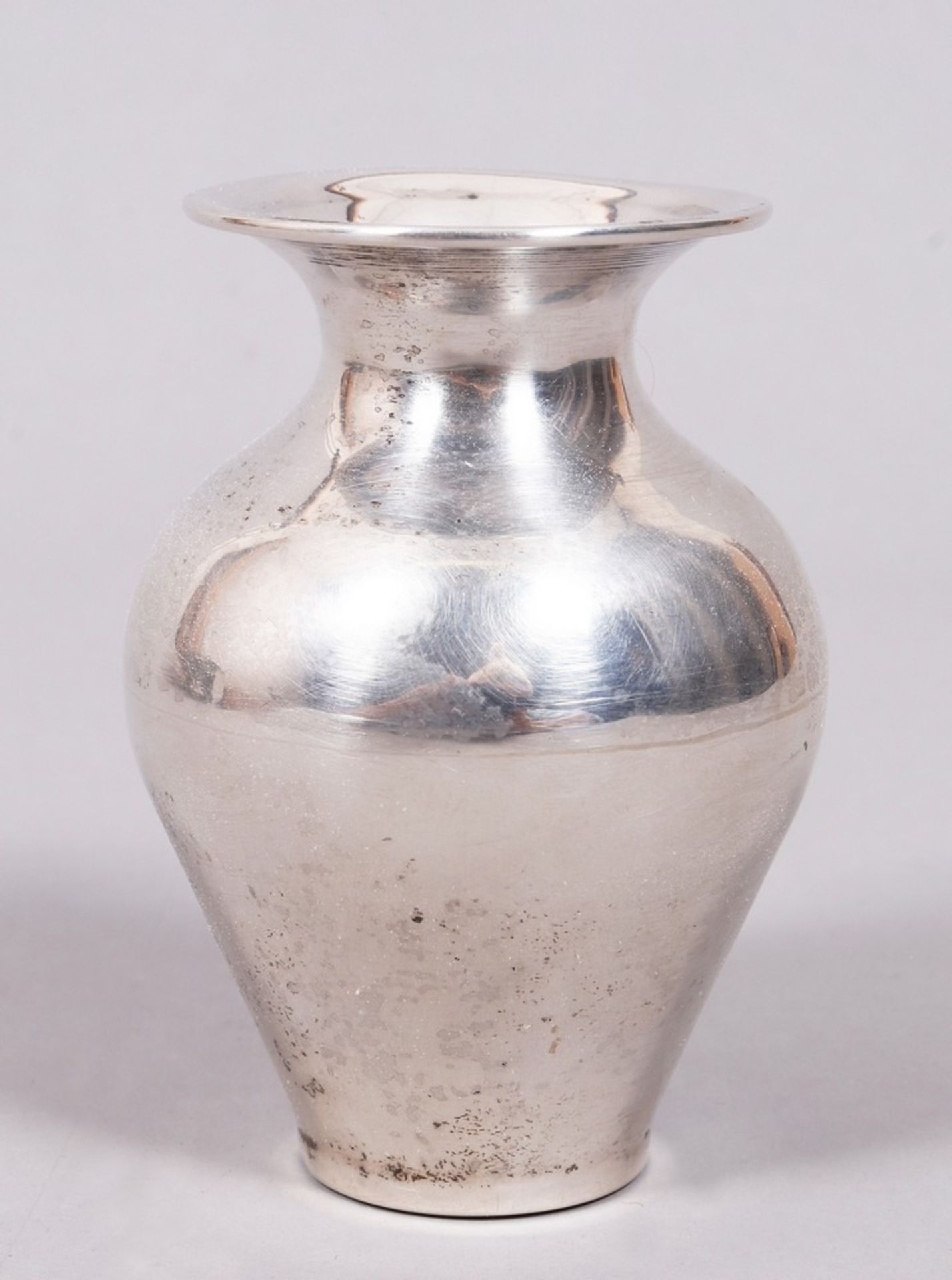 Kleine Vase, 900er Silber, wohl Türkei, 20.Jh.