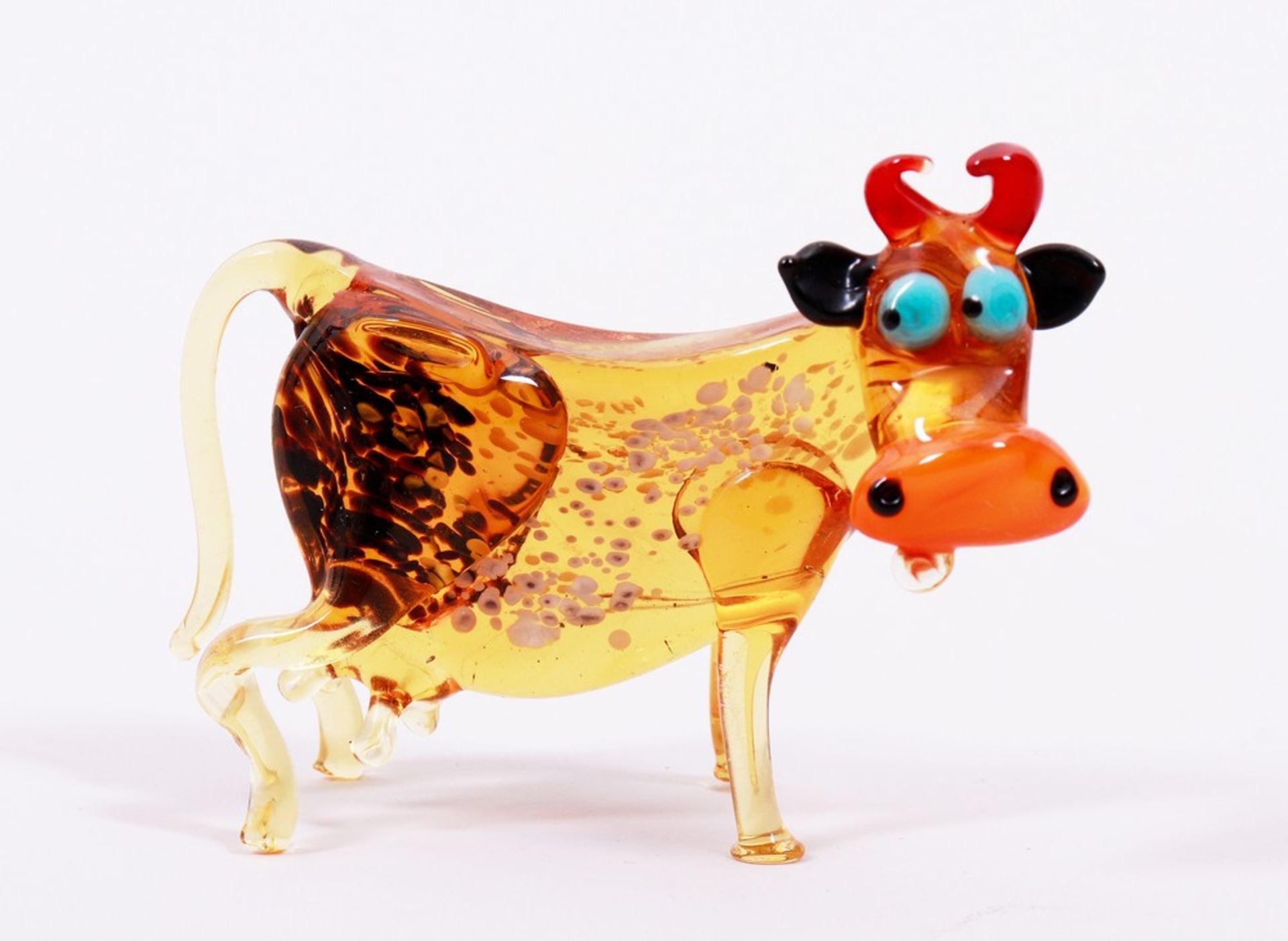 4 glass cows, probably Italy, 20th C. - Image 3 of 3