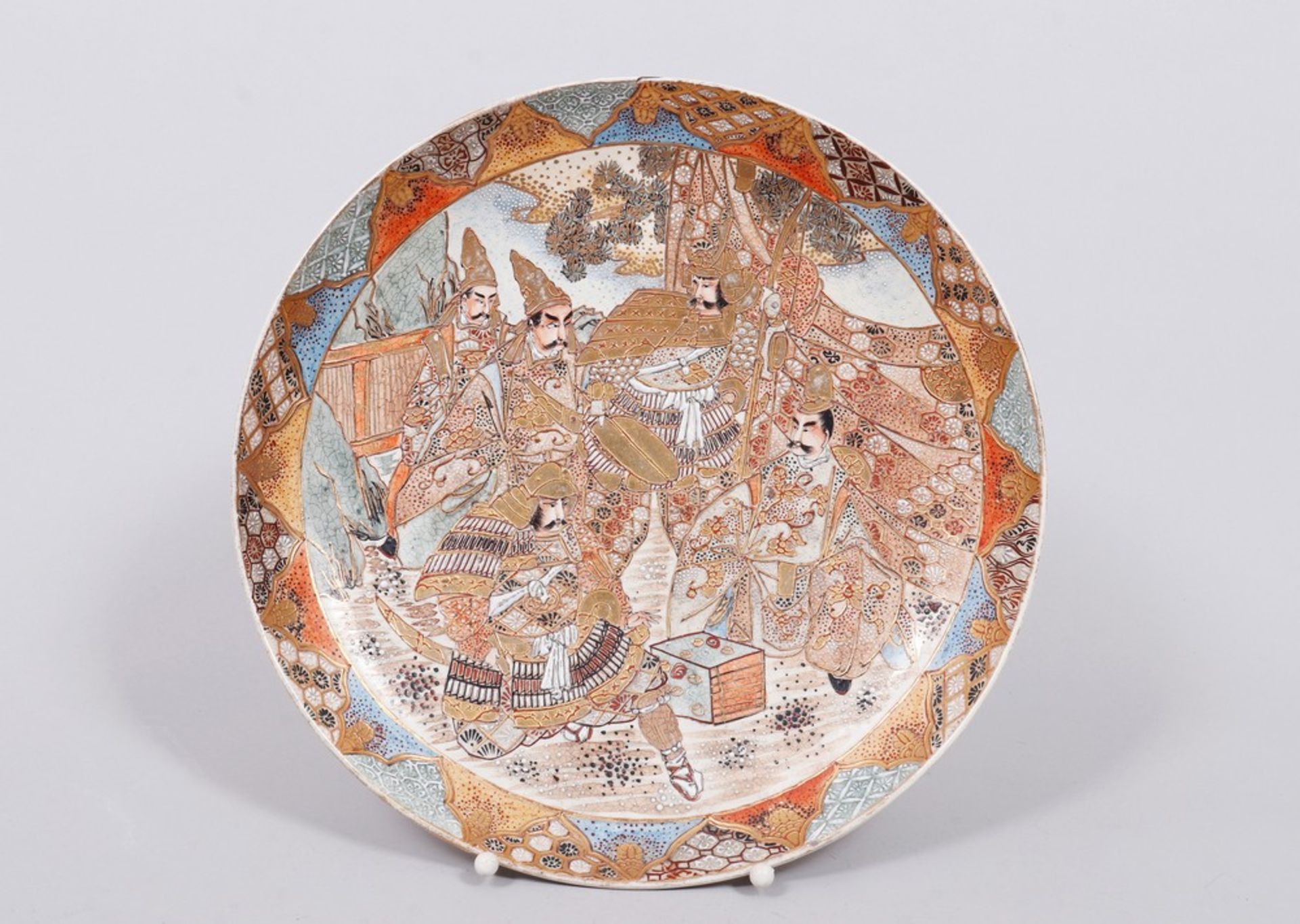 Satsuma plate, Japan, late Meiji period