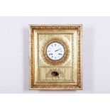 Wall clock, so-called frame clock, probably German, 19th C.