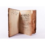Buch, Ambrogio Calepino(1440?, Bergamo - 1509/1510, ebda.) 
