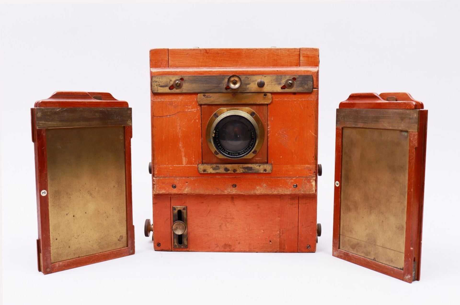 Plate camera with 2 plate holders, probably German, early 20th C.