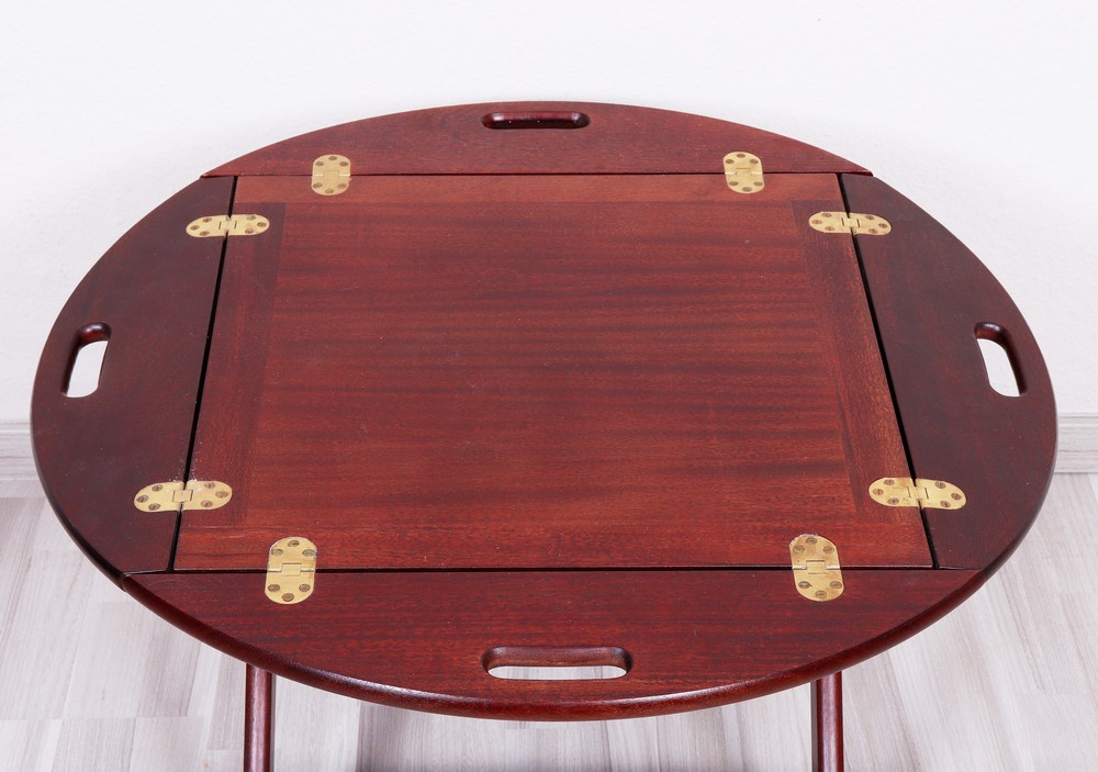 Tray table, so-called "Captain's Table", England, 20th C. - Image 3 of 6