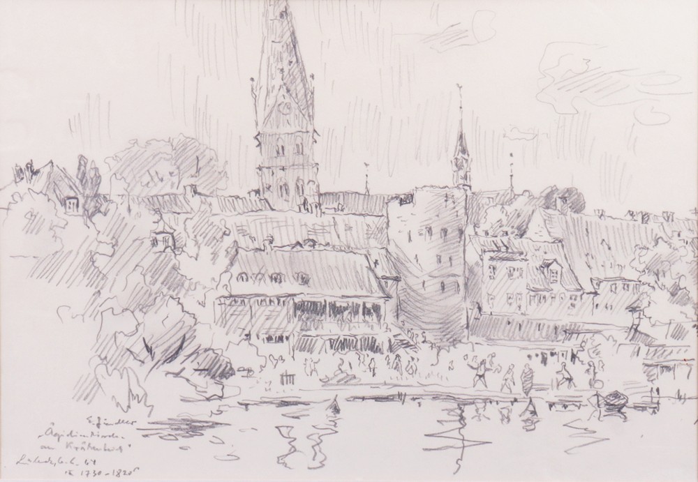 “Aegidienkirche am Krähenbad” in Lübeck, 1964 - Image 2 of 4
