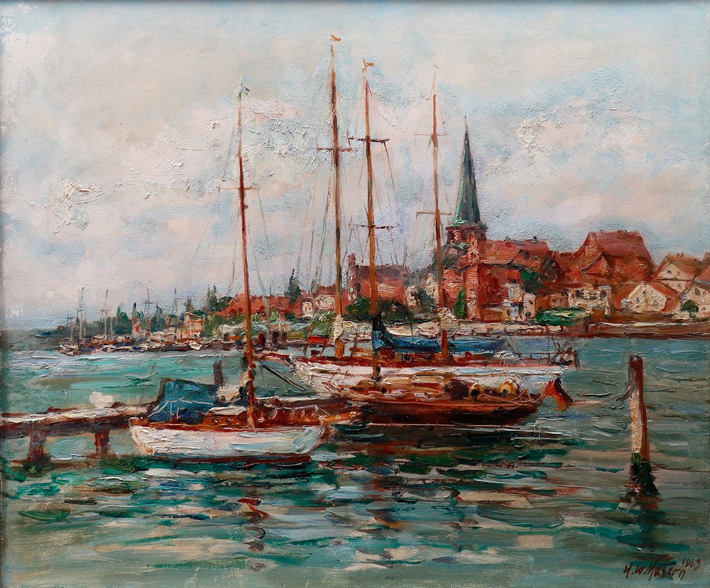 Hans-Werner Matern (1906, Rostock - 1996, Lübeck) - Bild 2 aus 4