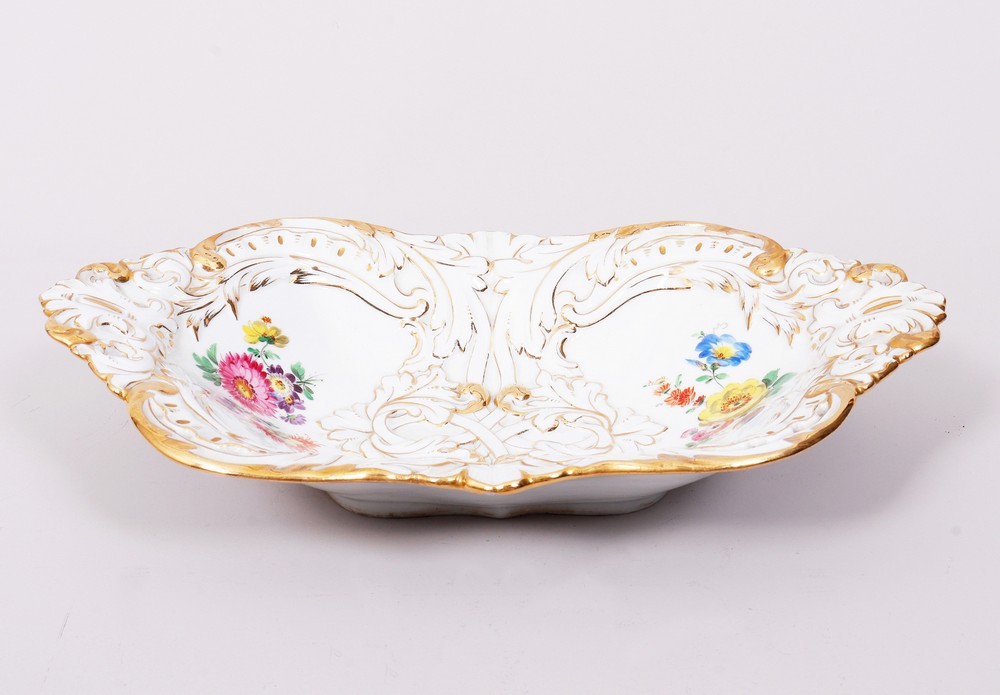 Bowl, Meissen, “Deutsche Blume” decor, c. 1900 (Knauf period)