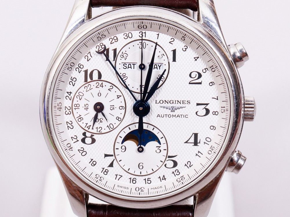 Gent's wristwatch, Longines Master Collection, automatic chronograph - Image 3 of 12