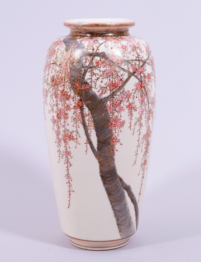 Satsuma vase, Japan, late Meiji period