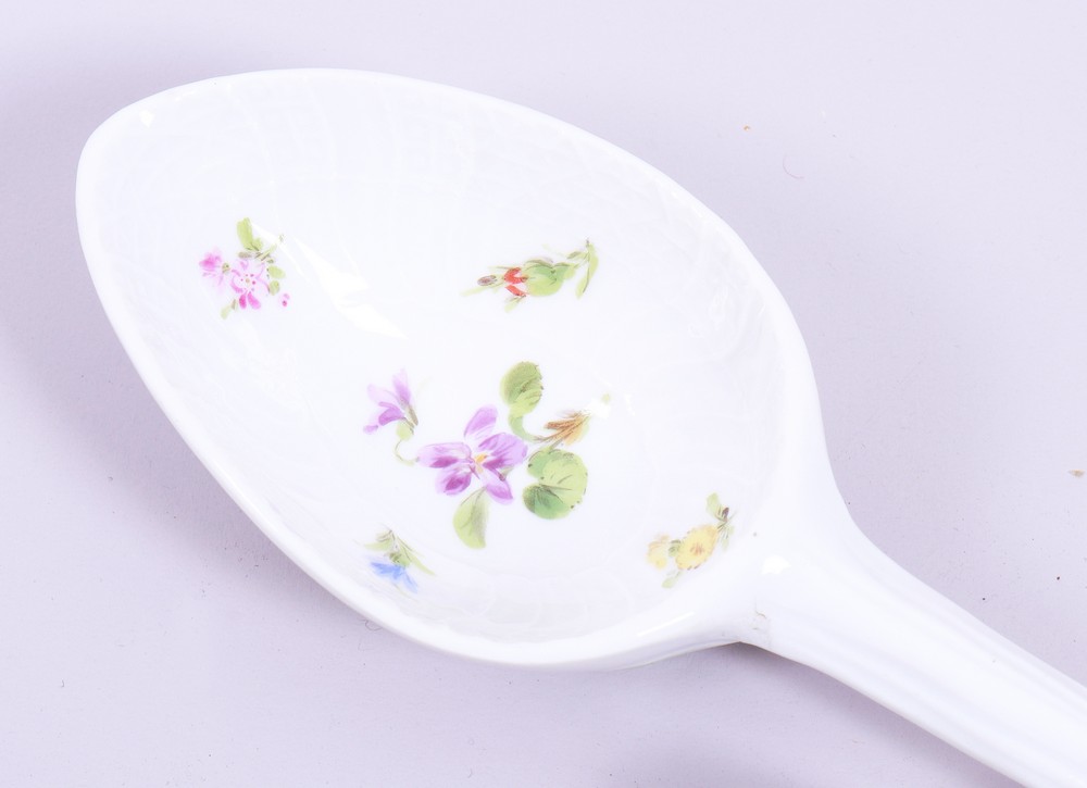 2 spoons, Meissen, Knauf period (c. 1900) - Image 2 of 4