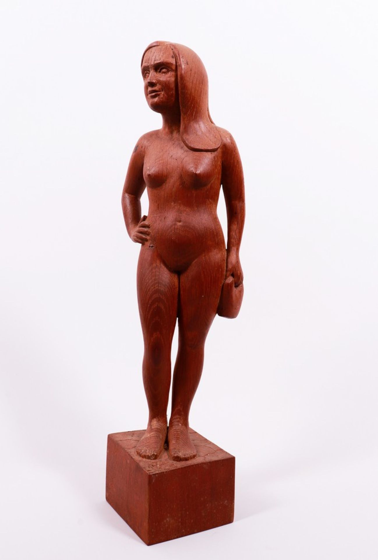 Standing female nude, probably Denmark, mid-20th C. - Image 3 of 6