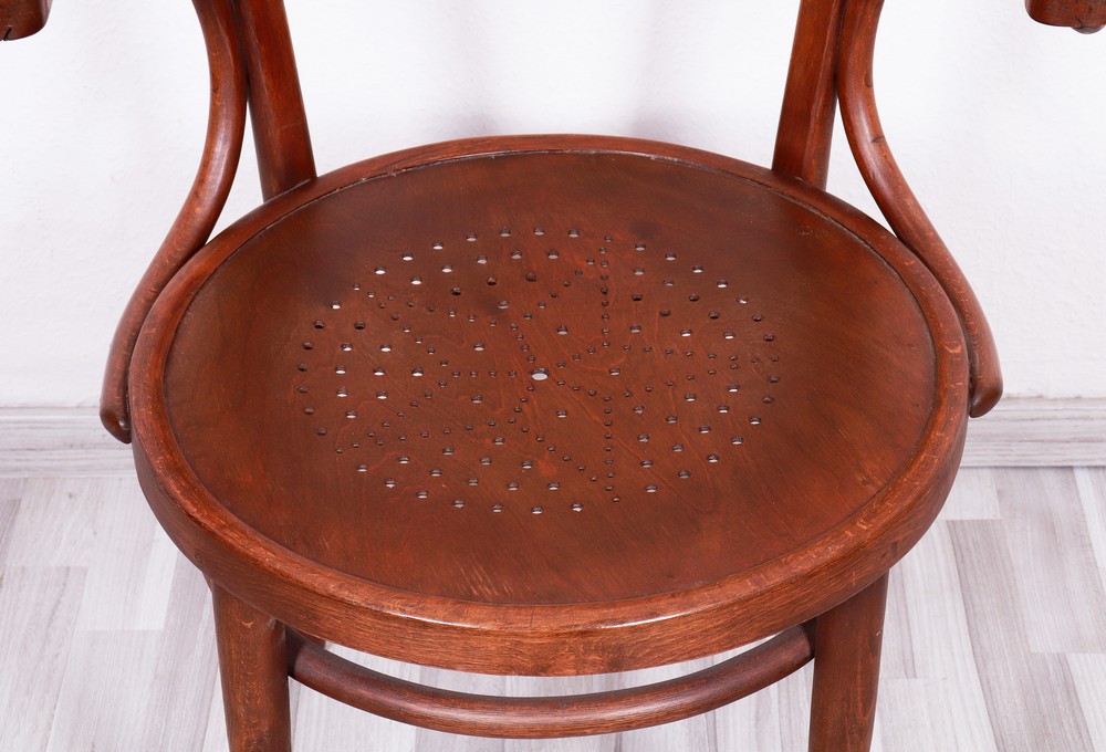 Desk chair, Thonet, Vienna, c. 1905 - Image 3 of 5