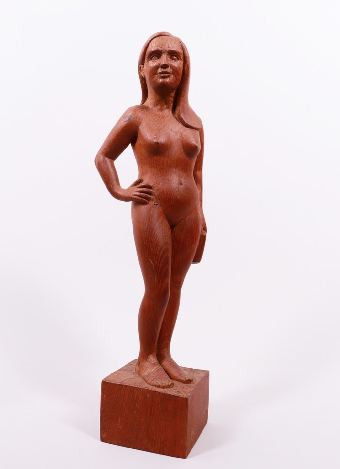 Standing female nude, probably Denmark, mid-20th C.