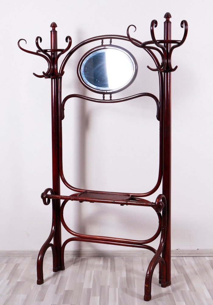 Hall coat rack, Thonet, Vienna, early 20th C.