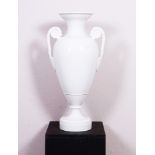 Large amphora vase with insert, design Karl Friedrich Schinkel, manufactured by KPM-Berlin, 20th C.