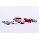 5 small model cars, including Matchbox - Lesney, England, mid-20th C.