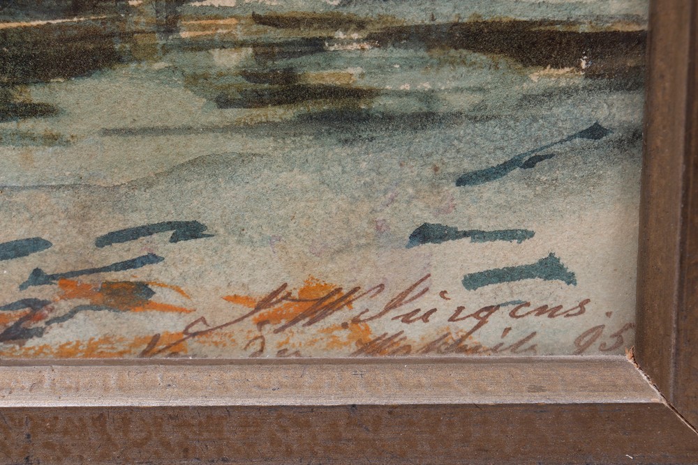 Flussbiegung mit begrünten Ufern, 1895 - Bild 3 aus 4