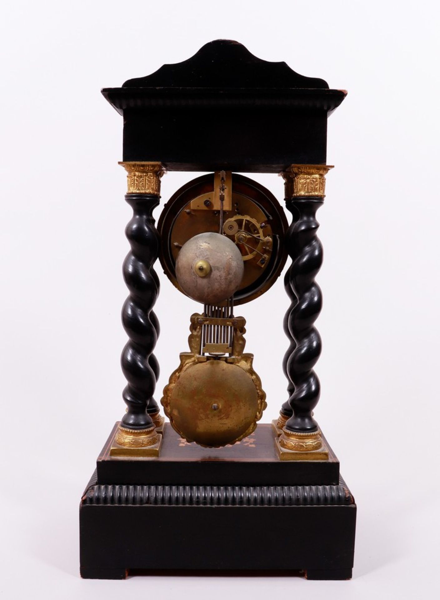 Portal clock, France, probably 1st half 19th C. - Image 5 of 6