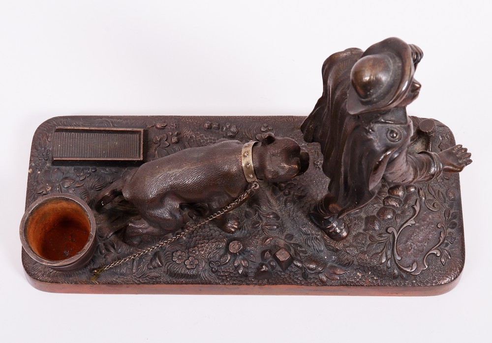 Figural match holder, probably German, c. 1900/20 - Image 6 of 6