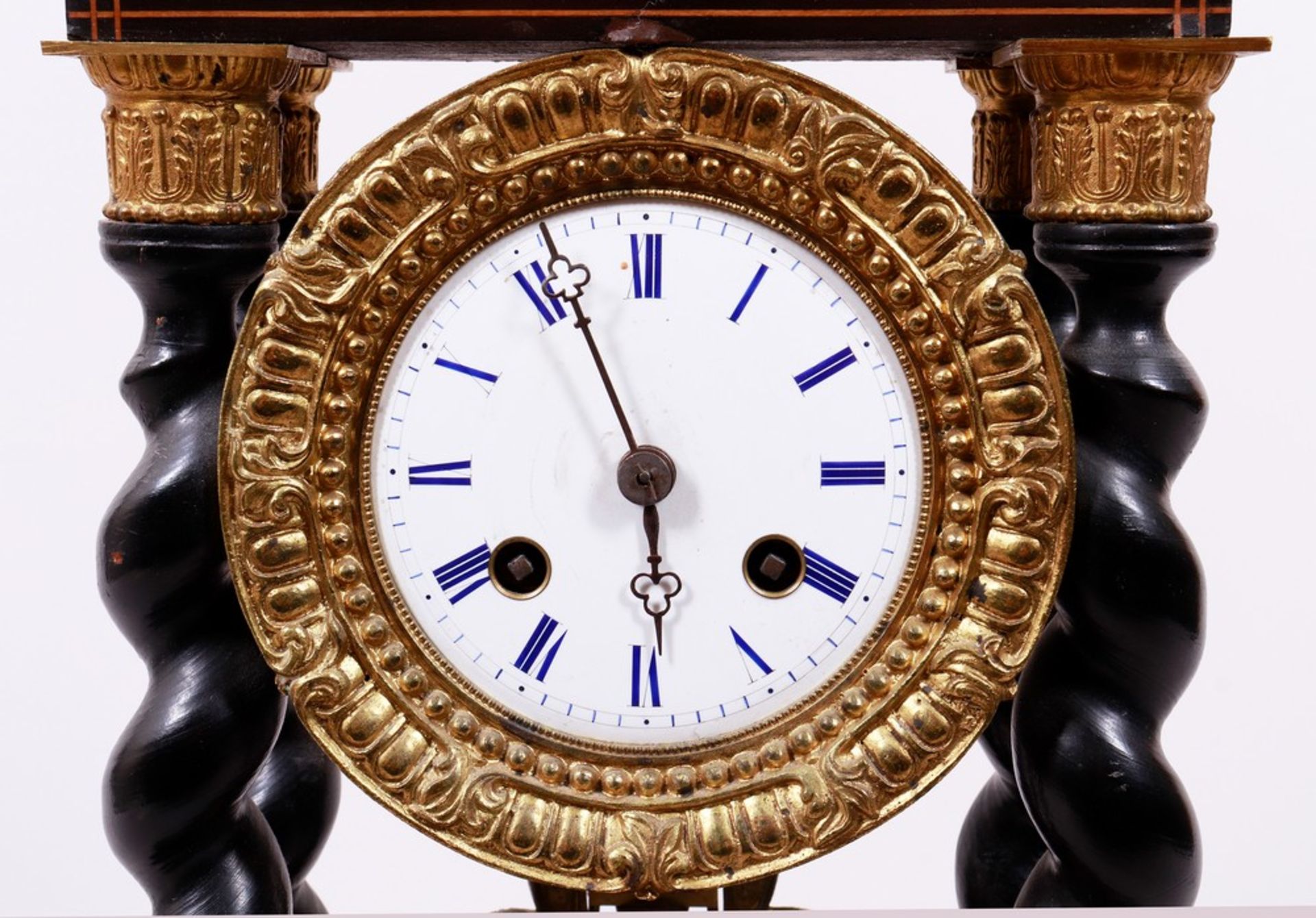 Portal clock, France, probably 1st half 19th C. - Image 2 of 6