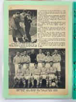 Large collection of 1950s and 1960s football autographs. Mostly signed on magazine cuttings. Players