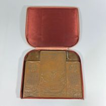 200th Anniversary Royal Academy of Science Bronze Medallion in original cloth case. Weight approx