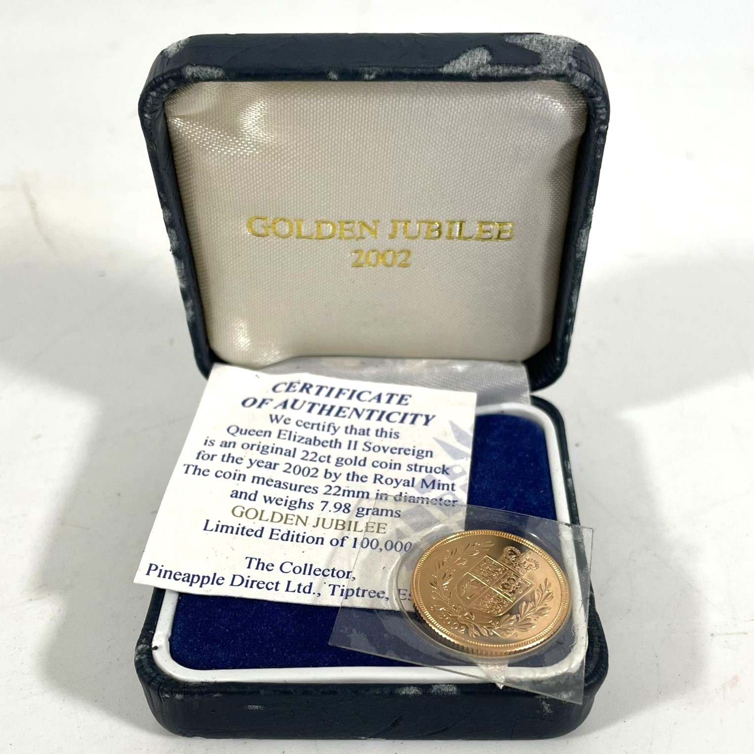 Elizabeth II gold full sovereign dated 2002 - sealed - Image 3 of 4
