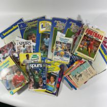 A large collection of 1980s footballer autographs, Consisting of six Tottenham Hotspur calendars,