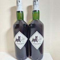 2 bottles of Black and White Buchanan's Special Blend of choice old Scotch Whisky, 70% proof 26 2/