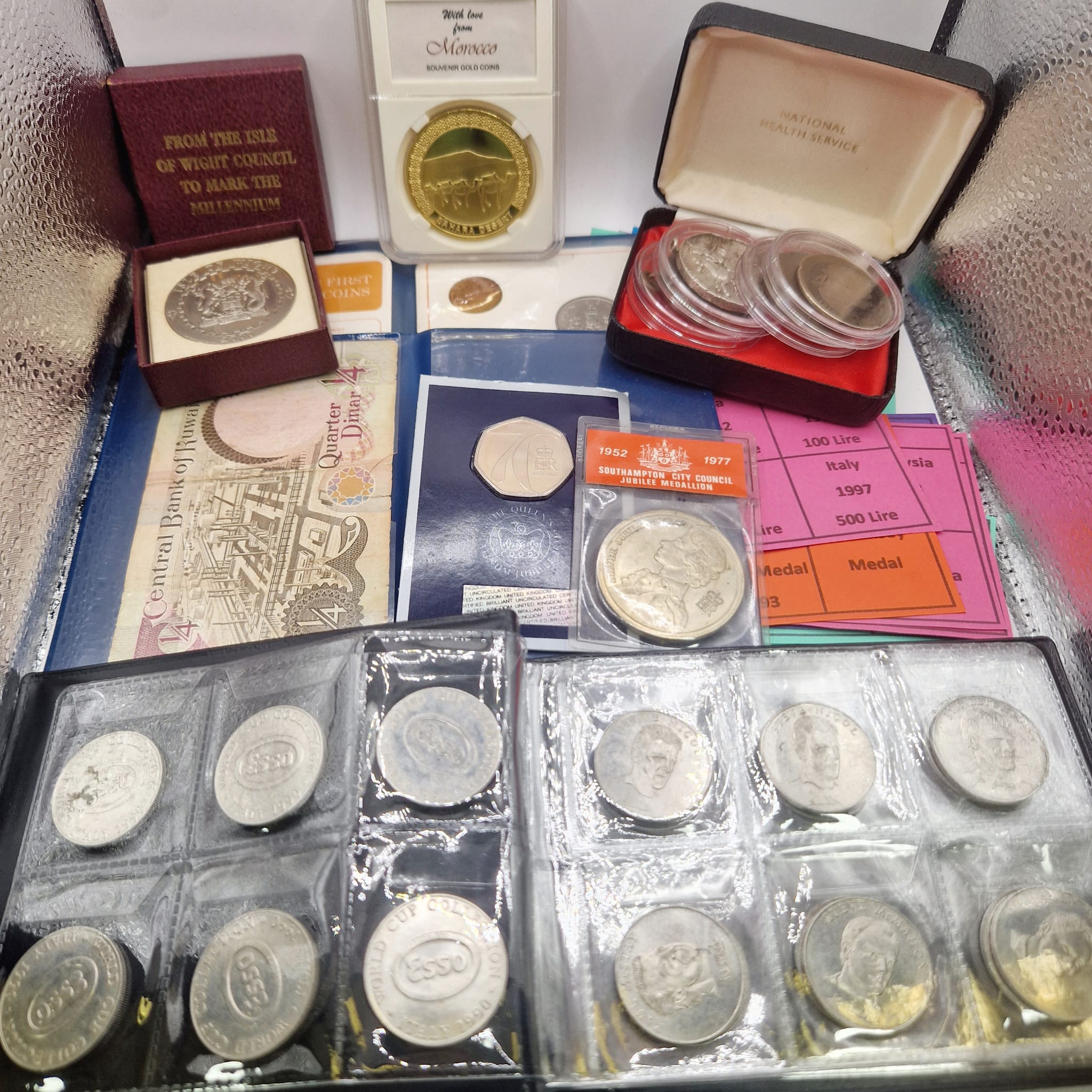A collection of assorted coins mostly English dating from 1816. - Image 2 of 23