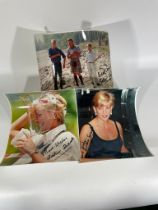 Arthur Edward Royal photographer, three signed colour photographs of Princess Diana and King