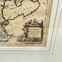 Antique map of Europe An 18th Century coloured map of Europe, Thomas Kitchen Show size approx 35 x
