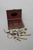 A collection of Rotary watches, items of silver jewellery, to include a gilded medallion featuring a