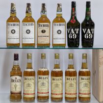 Assorted Scotch Whisky, to include: Teachers, Highland Cream, Perfection of Old Scotch Whisky, 1980s