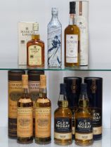 Assorted Scotch Whisky, to include: Glenmorangie, Single Highland Malt Scotch Whisky, Ten Years Old,
