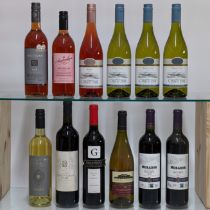 Assorted Red, White and Rosé Wine, to include: Oyster Bay, Pinot Gris, Hawkes Bay, NZ, 2017, three