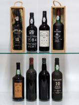 Assorted Vintage and other Port, to include Croft, Vintage Port, 1960, one bottle; Real Companhia