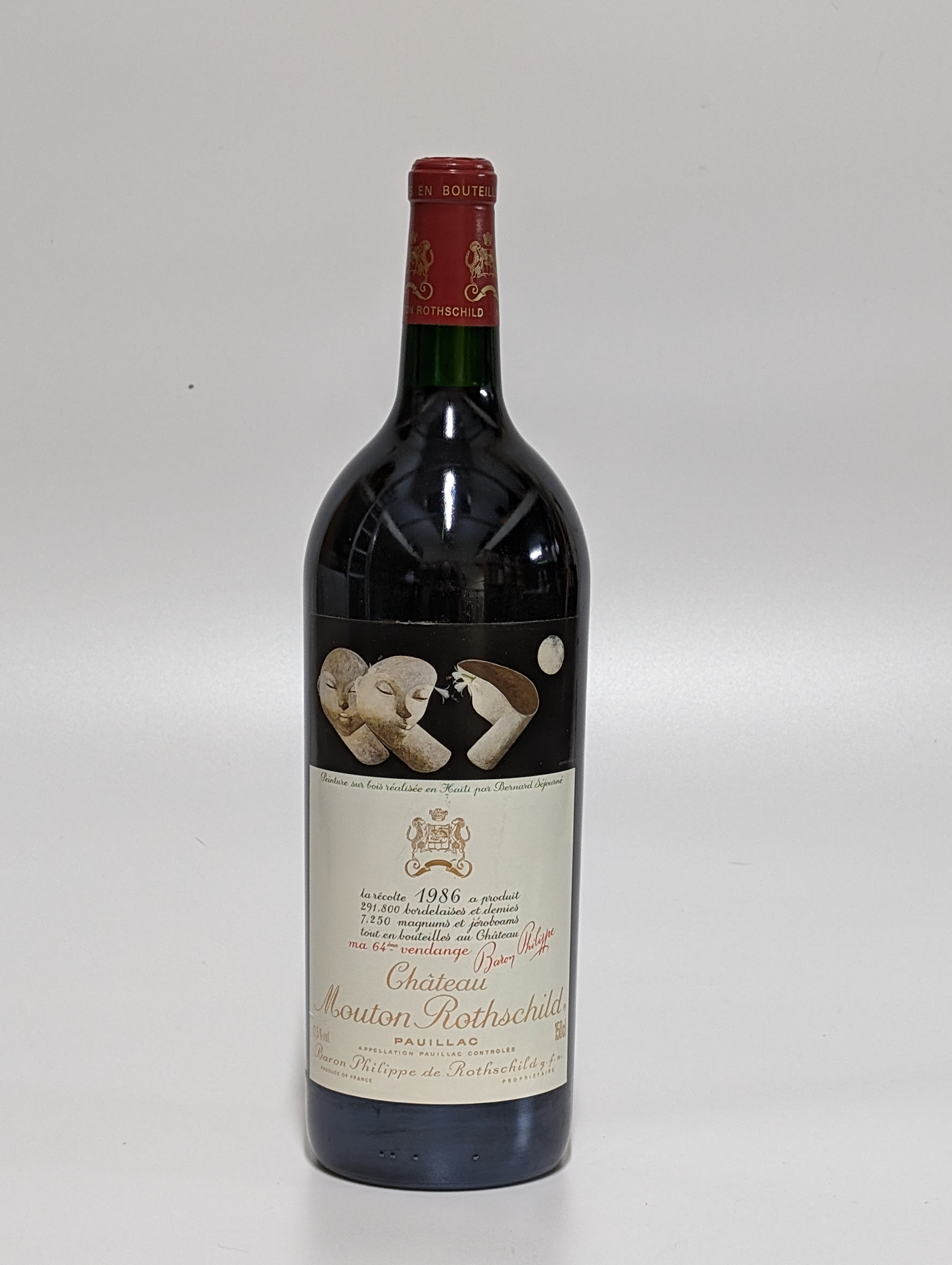 Chateau Mouton Rothschild, 1er cru classe, Pauillac, 1986, one magnum