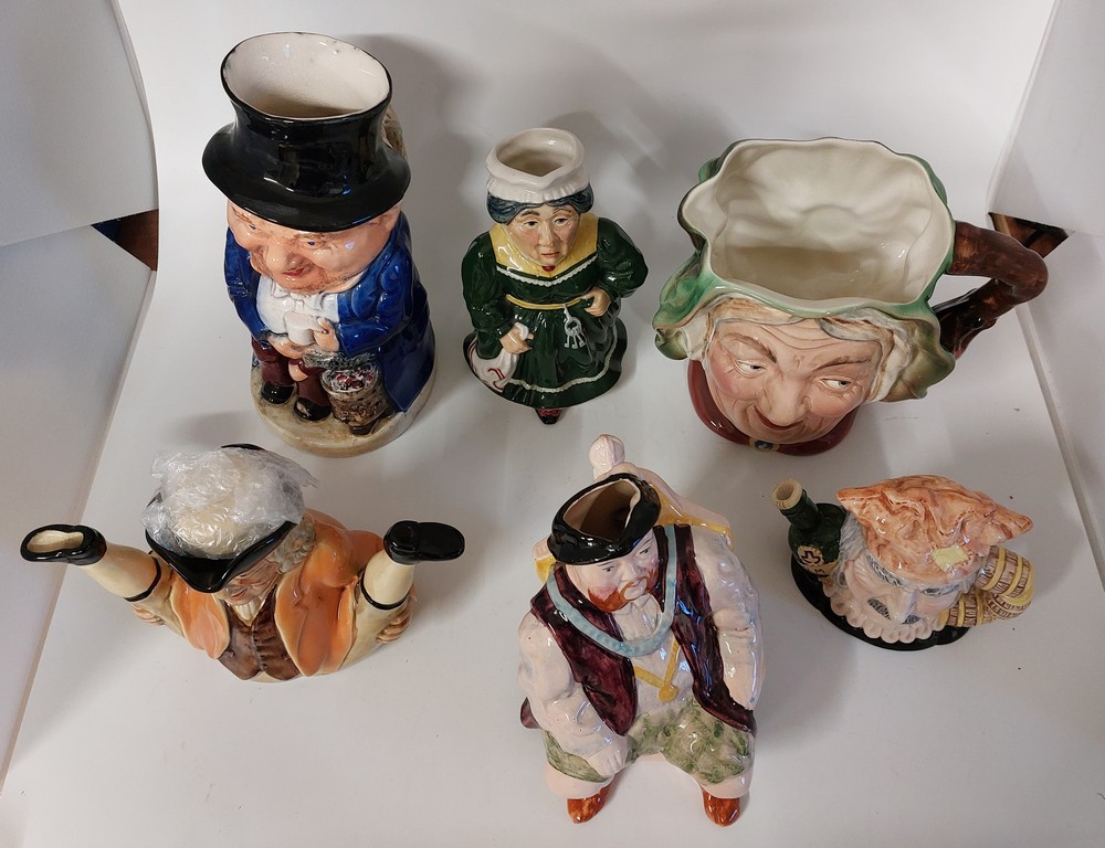 A collection of Character and Toby jugs, to include Royal Doulton, Beswick, Falcon ware amongst - Image 5 of 6