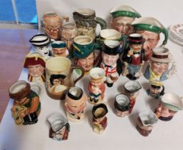 A collection of Character and Toby jugs, to include Royal Doulton, Beswick, Falcon ware amongst