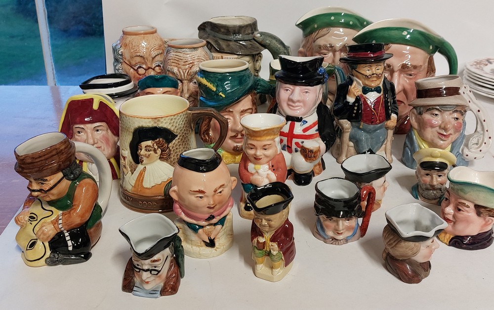 A collection of Character and Toby jugs, to include Royal Doulton, Beswick, Falcon ware amongst - Image 3 of 6