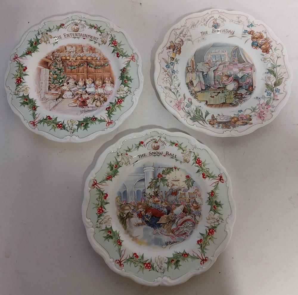 A collection of mixed 20th C ceramics to include Royal Doulton Bramley Hedge seasons plates x 4, - Image 8 of 11