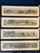 Collection of Four numbered 1-4 Engravings entitled "A trip to Brighton" original Etching dated 1824
