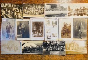 A collection of postcards, Edwardian to mid-20th century, to include approximately 30 real