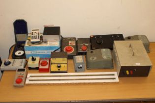 Selection of Model Railway Transformer Power Supply Units controllers and accessories, these are all