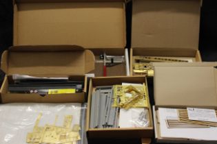 Sets, part sets ,spares of model railway brass kits, these items have not been checked for