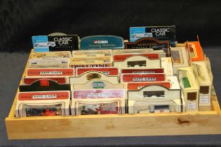 Collection of Boxed Die Cast Vans/Trucks (30+ Items)
